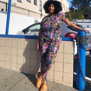 NOOWORKS Joggers Mushroom Print Size Large